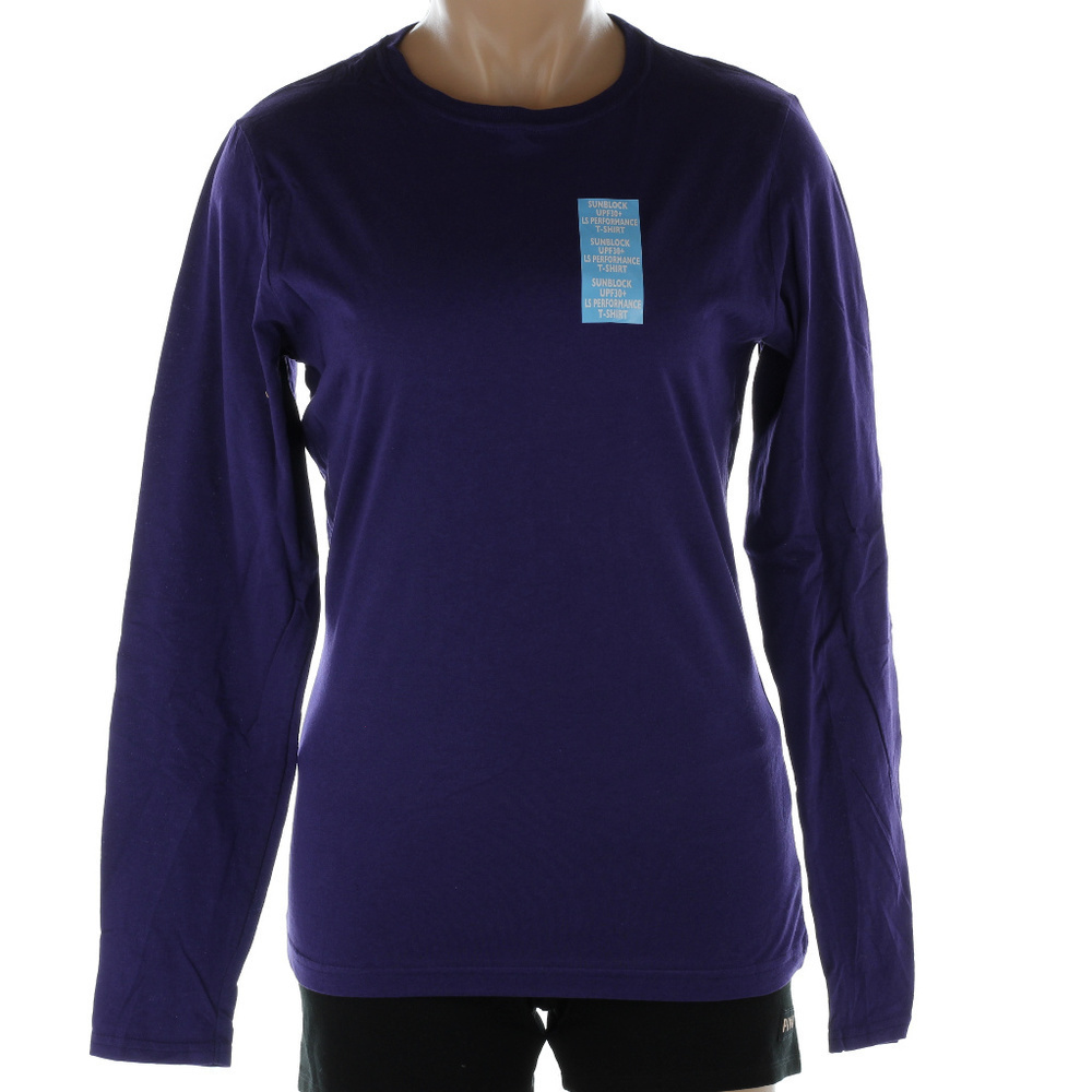NWT ZYNC Purple Long Sleeve Performance Tee L